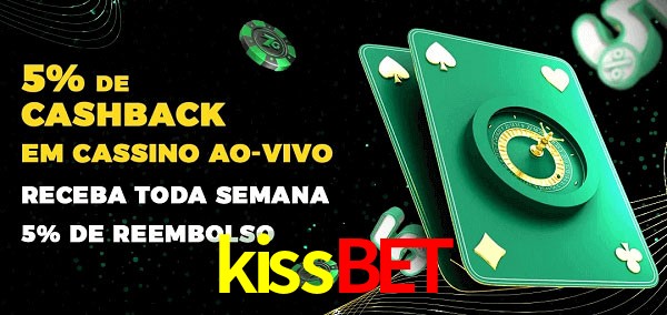 Promoções do cassino ao Vivo kissbet